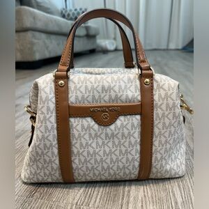 Michael Kors Leather Logo Small Crossbody